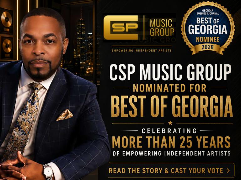 CSP Music Group nominated for the 2026 Best of Georgia Award
